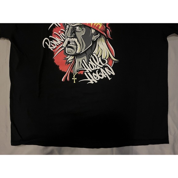 WWE Hulk Hogan T Shirt Urban Aztec Hulkamania Short Sleeve 2XL - Picture 7 of 15